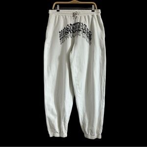 Wasted Paris Guardian Joggers FW23 Off White Gothic Graphic Sweatpants
